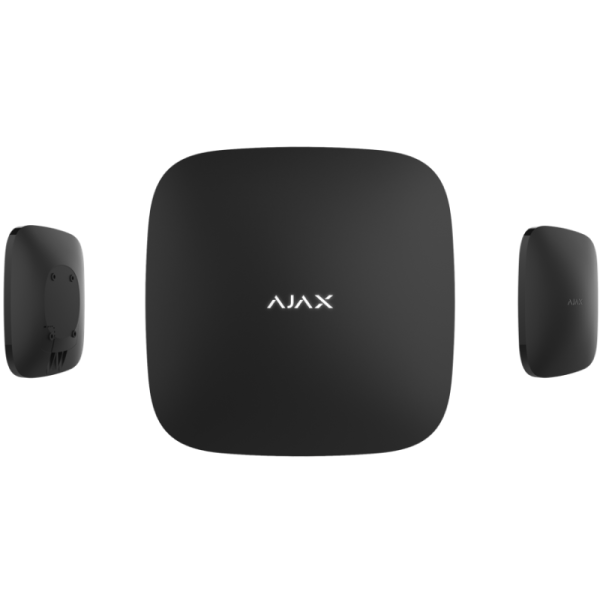 Ajax Hub Plus met 2 x GSM, WiFi en IP – Zwart